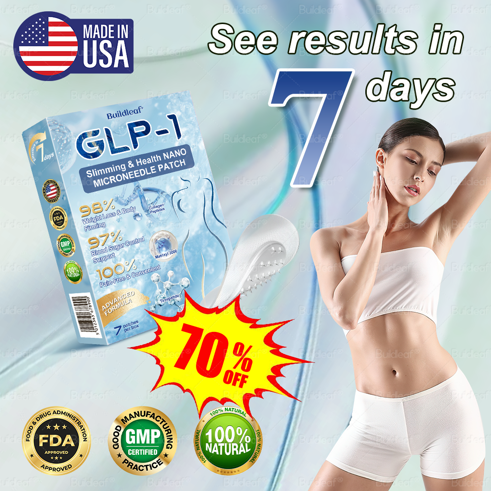 💜FDA Official Store| 𝐵𝑢𝑖𝑙𝑑𝑙𝑒𝑎𝑓® GLP-1 Nano-Microneedle Patch with Collagen & 𝑀𝑎𝑡𝑟𝑖𝑥𝑦𝑙 3000 丨𝑇𝑎𝑟𝑔𝑒𝑡𝑠 𝑂𝑏𝑒𝑠𝑖𝑡𝑦, 𝐿𝑜𝑜𝑠𝑒 𝑆𝑘𝑖𝑛, 𝐻𝑖𝑔ℎ 𝐵𝑙𝑜𝑜𝑑 𝑃𝑟𝑒𝑠𝑠𝑢𝑟𝑒, 𝐷𝑖𝑎𝑏𝑒𝑡𝑒𝑠, 𝐹𝑎𝑡𝑡𝑦 𝐿𝑖𝑣𝑒𝑟, 𝐽𝑜𝑖𝑛𝑡 𝑃𝑎𝑖𝑛, 𝐵𝑟𝑎𝑖𝑛 𝐹𝑜𝑔, 𝐿𝑜𝑤 𝐸𝑛𝑒𝑟𝑔𝑦, 𝐵𝑜𝑑𝑦 𝐴𝑐ℎ𝑒𝑠, 𝑎𝑛𝑑 𝑀𝑜𝑟𝑒🔥🔥