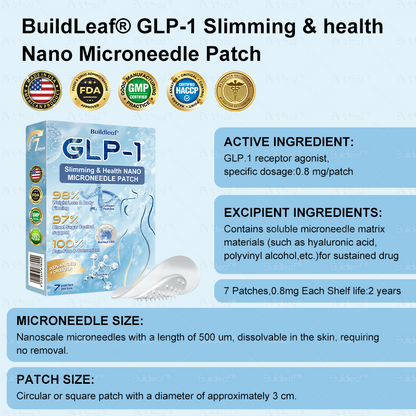 💜FDA Official Store| 𝐵𝑢𝑖𝑙𝑑𝑙𝑒𝑎𝑓® GLP-1 Nano-Microneedle Patch with Collagen & 𝑀𝑎𝑡𝑟𝑖𝑥𝑦𝑙 3000 丨𝑇𝑎𝑟𝑔𝑒𝑡𝑠 𝑂𝑏𝑒𝑠𝑖𝑡𝑦, 𝐿𝑜𝑜𝑠𝑒 𝑆𝑘𝑖𝑛, 𝐻𝑖𝑔ℎ 𝐵𝑙𝑜𝑜𝑑 𝑃𝑟𝑒𝑠𝑠𝑢𝑟𝑒, 𝐷𝑖𝑎𝑏𝑒𝑡𝑒𝑠, 𝐹𝑎𝑡𝑡𝑦 𝐿𝑖𝑣𝑒𝑟, 𝐽𝑜𝑖𝑛𝑡 𝑃𝑎𝑖𝑛, 𝐵𝑟𝑎𝑖𝑛 𝐹𝑜𝑔, 𝐿𝑜𝑤 𝐸𝑛𝑒𝑟𝑔𝑦, 𝐵𝑜𝑑𝑦 𝐴𝑐ℎ𝑒𝑠, 𝑎𝑛𝑑 𝑀𝑜𝑟𝑒🔥🔥