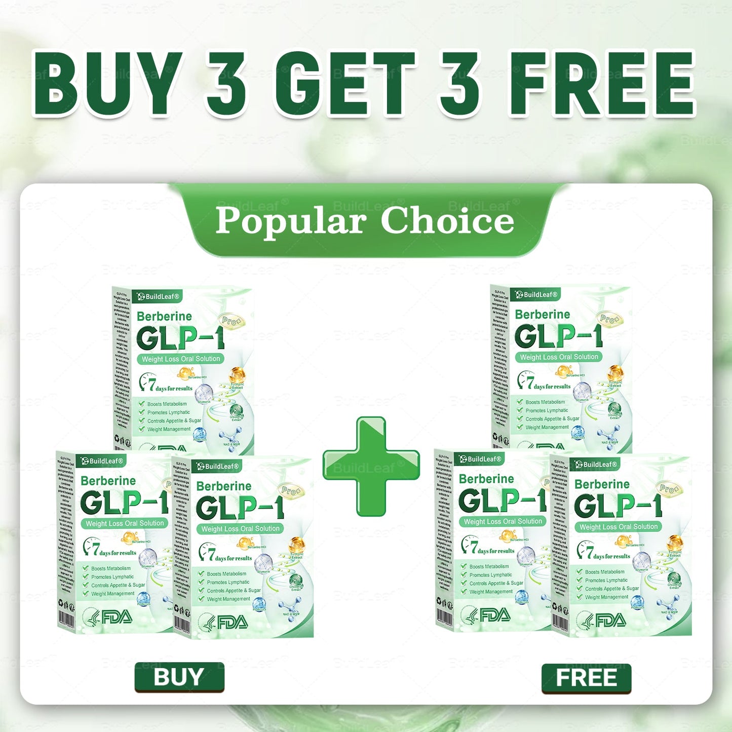 🎁🎁BuildLeaf® Only 5 boxes left! We're offering you an additional 50% discount! Get yourself in shape and healthy. Miss out now, and you won't have another chance until next year.