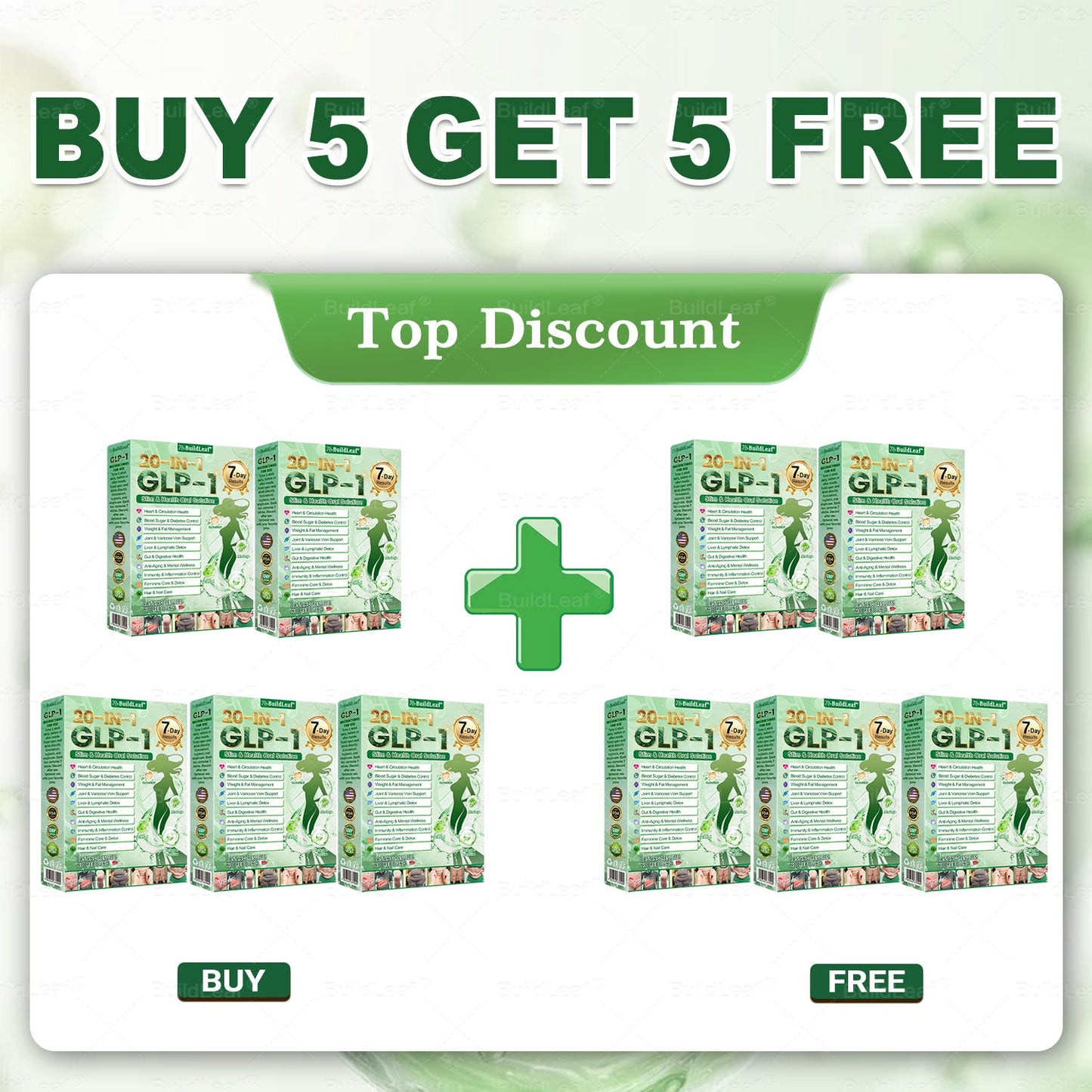 🎁🎁𝘽𝙪𝙞𝙡𝙙𝙇𝙚𝙖𝙛®Only 5 boxes left! We're offering you an additional 30% discount! Get yourself in shape and healthy. Miss out now, and you won't have another chance until next year.