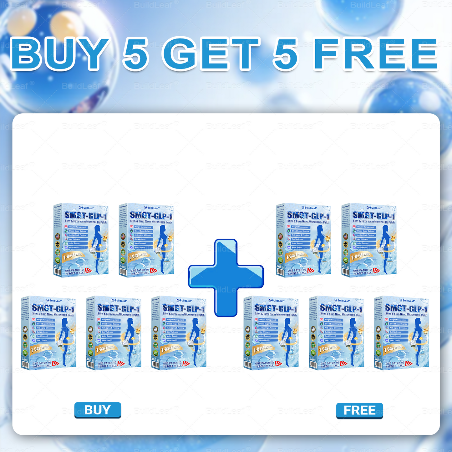 🎁🎁BuildLeaf® Only 5 boxes left! We're offering you an additional 50% discount! Get yourself in shape and healthy. Miss out now, and you won't have another chance until next year.