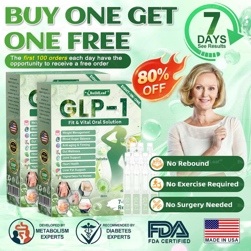 🥇𝑩𝒖𝐢𝒍𝒅𝑳𝒆𝐚𝒇® GL𝐏-1 8-𝒊𝒏-1 𝙁𝙞𝙩 & 𝙑𝙞𝙩𝙖𝙡 𝖮𝗋𝖺𝗅 𝙎𝙤𝙡𝙪𝙩𝙞𝙤𝙣 (𝑱𝒖𝒔𝒕 𝒐𝒏𝒄𝒆 𝒂 𝒅𝒂𝒚, 𝒗𝒊𝒔𝒊𝒃𝒍𝒆 𝒄𝒉𝒂𝒏𝒈𝒆𝒔 𝒊𝒏 7 𝒅𝒂𝒚𝒔) ✅ 𝑭𝒐𝒓 𝒐𝒃𝒆𝒔𝒊𝒕𝒚, 𝒄𝒂𝒓𝒅𝒊𝒐𝒗𝒂𝒔𝒄𝒖𝒍𝒂𝒓 𝒉𝒆𝒂𝒍𝒕𝒉, 𝒅𝒊𝒂𝒃𝒆𝒕𝒆𝒔, 𝒔𝒍𝒆𝒆𝒑 𝒂𝒑𝒏𝒆𝒂, 𝒈𝒖𝒕 𝒉𝒆𝒂𝒍𝒕𝒉, 𝒋𝒐𝒊𝒏𝒕 𝒊𝒔𝒔𝒖𝒆𝒔, 𝒂𝒏𝒅 𝒎𝒐𝒓𝒆