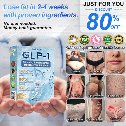 💜FDA Official Store| 𝐵𝑢𝑖𝑙𝑑𝑙𝑒𝑎𝑓® GLP-1 Nano-Microneedle Patch with Collagen & 𝑀𝑎𝑡𝑟𝑖𝑥𝑦𝑙 3000 丨𝑇𝑎𝑟𝑔𝑒𝑡𝑠 𝑂𝑏𝑒𝑠𝑖𝑡𝑦, 𝐿𝑜𝑜𝑠𝑒 𝑆𝑘𝑖𝑛, 𝐻𝑖𝑔ℎ 𝐵𝑙𝑜𝑜𝑑 𝑃𝑟𝑒𝑠𝑠𝑢𝑟𝑒, 𝐷𝑖𝑎𝑏𝑒𝑡𝑒𝑠, 𝐹𝑎𝑡𝑡𝑦 𝐿𝑖𝑣𝑒𝑟, 𝐽𝑜𝑖𝑛𝑡 𝑃𝑎𝑖𝑛, 𝐵𝑟𝑎𝑖𝑛 𝐹𝑜𝑔, 𝐿𝑜𝑤 𝐸𝑛𝑒𝑟𝑔𝑦, 𝐵𝑜𝑑𝑦 𝐴𝑐ℎ𝑒𝑠, 𝑎𝑛𝑑 𝑀𝑜𝑟𝑒🔥🔥
