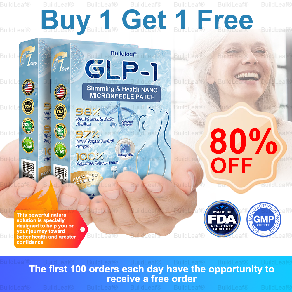 💜FDA Official Store| 𝐵𝑢𝑖𝑙𝑑𝑙𝑒𝑎𝑓® GLP-1 Nano-Microneedle Patch with Collagen & 𝑀𝑎𝑡𝑟𝑖𝑥𝑦𝑙 3000 丨𝑇𝑎𝑟𝑔𝑒𝑡𝑠 𝑂𝑏𝑒𝑠𝑖𝑡𝑦, 𝐿𝑜𝑜𝑠𝑒 𝑆𝑘𝑖𝑛, 𝐻𝑖𝑔ℎ 𝐵𝑙𝑜𝑜𝑑 𝑃𝑟𝑒𝑠𝑠𝑢𝑟𝑒, 𝐷𝑖𝑎𝑏𝑒𝑡𝑒𝑠, 𝐹𝑎𝑡𝑡𝑦 𝐿𝑖𝑣𝑒𝑟, 𝐽𝑜𝑖𝑛𝑡 𝑃𝑎𝑖𝑛, 𝐵𝑟𝑎𝑖𝑛 𝐹𝑜𝑔, 𝐿𝑜𝑤 𝐸𝑛𝑒𝑟𝑔𝑦, 𝐵𝑜𝑑𝑦 𝐴𝑐ℎ𝑒𝑠, 𝑎𝑛𝑑 𝑀𝑜𝑟𝑒🔥🔥